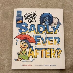 Disney Pixar Inside Out 'Sadly Ever After?' Book - NEW